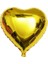 Altın Gold Kalp Folyo Balon 18 Inç 40 cm 1'li 1