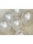 12 Inç Metalik Beyaz Balon 50'li 1