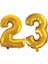 23 Yaş Sayı Folyo Balon Gold 40 Inç 100 cm 1