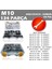 134 Parça M10 Akb Civata Seti + 13-17 Açık Ağızlı Anahtar Seti 1