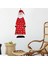 Noel Keçe Advent Takvim Duvar Asılı Santa Advent Takvimi ile / Cep Kırmızı(Yurt Dışından) 5