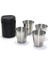 Çelik Shot Bardak (4ADET + Çanta) 2