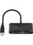 USB 3.0 HDMI VGA Adaptörü Monitör Ekran Ses Video Dönüştürücü Dizüstü Siyah Için (Yurt Dışından) 1