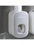 Asılı Otomatik Diş Macunu Dağıtıcı Diş Macunu Raf Banyo Duş Gri Için (Yurt Dışından) 2