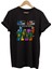 Nınja Turtles Atari Oyunu Baskılı %100 Pamuk Oversize T-Shirt Büyük Beden Tişört 1