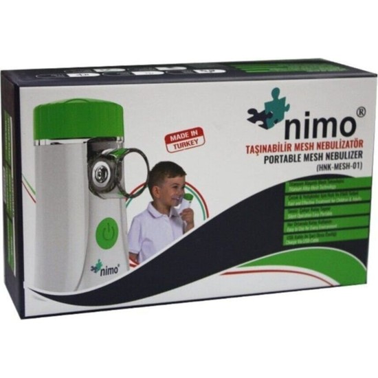 Nimo Hnk-Mesh Şarj Edilebilir Taşınabilir Mini Mesh Nebulizatör