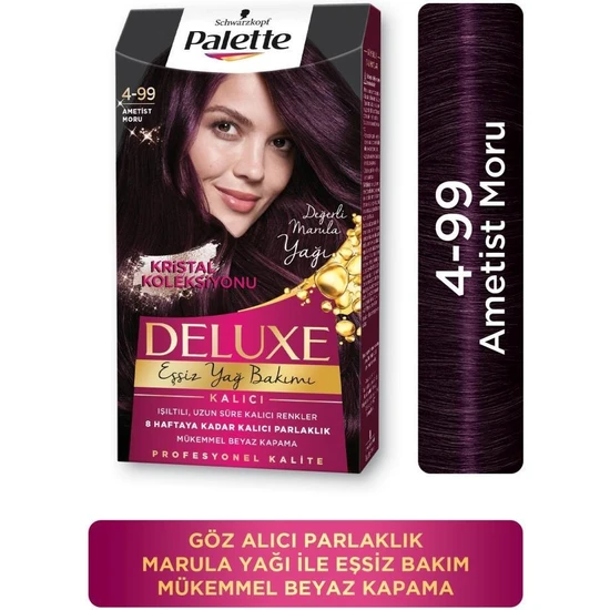 Palette Deluxe 4-99 Ametist Moru Kadın Saç Boyası 1 Adet