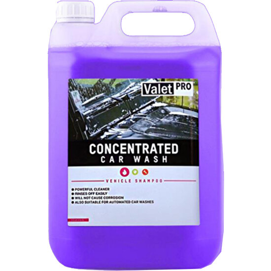 Valet Pro - Seramik Korumalar Için Ph Dengeli Konsantre Şampuan - Concentrated Car Wash 5lt