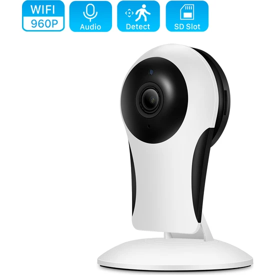 Sanlindou Mini Wıfı Kamera Kapalı 10 M Gece Görüş Iki Yönlü Ses Ev Güvenlik Ip Kamera Cctv Kamera Ev / Dadı / Pet / Bebek Monitörü | Gözetim Kameraları (Yurt Dışından)