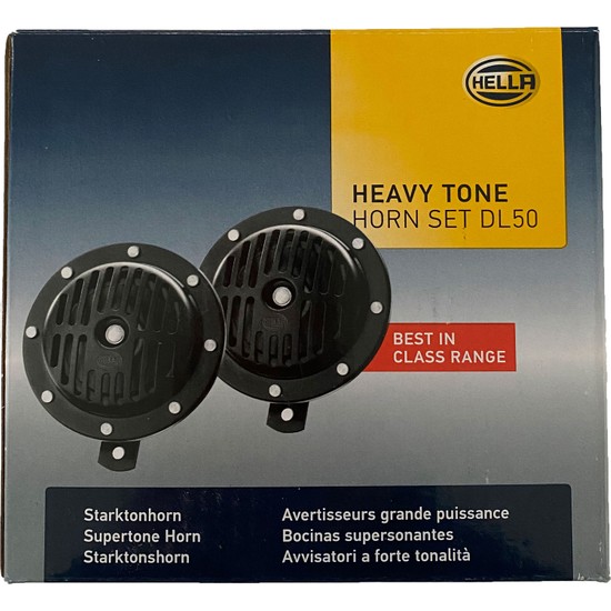 HELLA VALUEFIT Claxon Heavy Duty DL50 - 12V 114dB - Hoge/Lage Toon - ECE Goedgekeurd