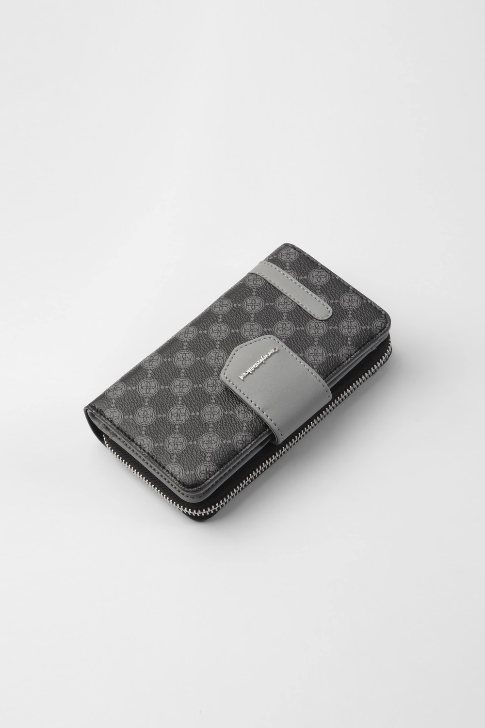 Cengiz Pakel Monogram Kadın Orta Boy Cüzdan 65256MP Kahve-Vizon görsel 2