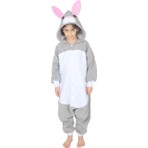 Yüsü Çocuk Kigurumi Tavşan Kostümü
