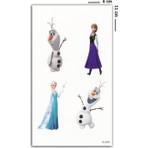 BP Tattoo Olaf Karlar Ülkesi Mini Boy Geçici Çocuk Dövmesi Su Transferli Eğlenceli Tasarım 6 cm x 11 cm