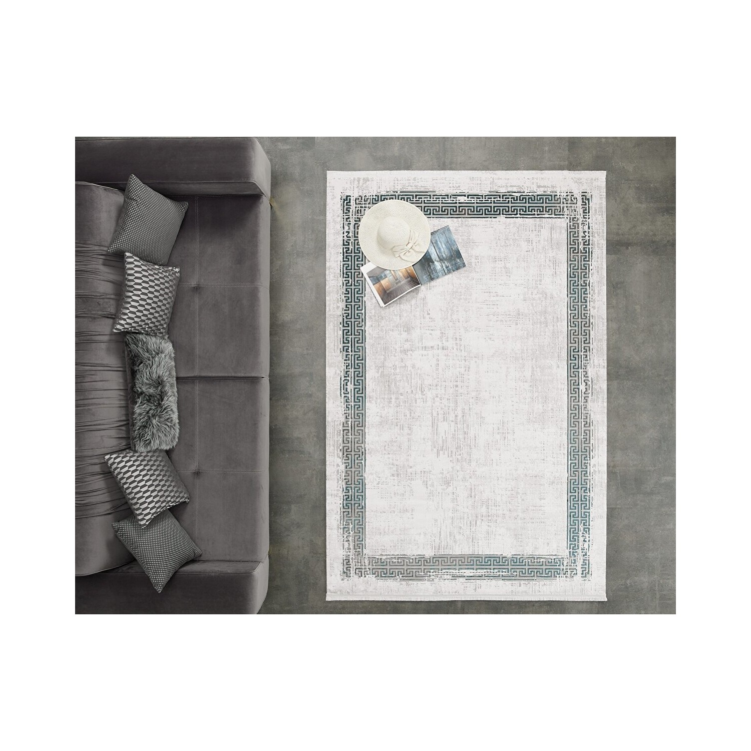 Gümüşsuyu Halı Gümüşsuyu Black&brown 11298 Halı Yeşil Fiyatı