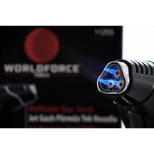 Worldforce Turbo Torch Piezo 1300° Doldurulabilir Jet Pürmüz  3 Alevli