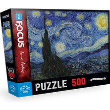 Blue Focus 500 Parça Puzzle - Starry Night (Yıldızlı Gece)