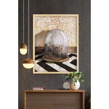 Özcanlar Çerçeve Ahşap Çerçeveli Poster Çerçeve Tekli Tablo Modern Çerçeve Dekorasyon Ev Dekoru ÖZC-422