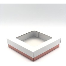 Feza Kutu 23X23X6 Pencere Kapaklı Hediyelik Kutu (10 Adet)