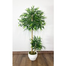 Indoor Dekor Yapay Bambu Ağacı  125CM Yoğun Yapraklı