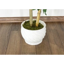 Indoor Dekor Yapay Bambu Ağacı  125CM Yoğun Yapraklı