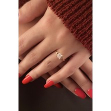 Fiyonk Kuyumculuk 14 Ayar Altın Tektaş Yüzük 28