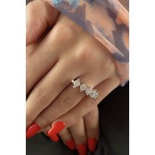 Fiyonk Kuyumculuk 14 Ayar Altın Beştaş Yüzük 10