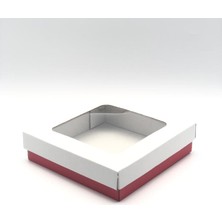 Feza Kutu 23X23X6 Pencere Kapaklı Hediyelik Kutu (10 Adet)