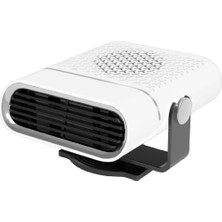 Sharplace Taşınabilir Araba Isıtıcı Hızlı Bir Defrost Isı Soğutma Fanı Ön Cam Defroster 12 V Beyaz (Yurt Dışından)