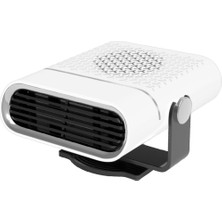 Sharplace Taşınabilir Araba Isıtıcı Hızlı Bir Defrost Isı Soğutma Fanı Ön Cam Defroster 12 V Beyaz (Yurt Dışından)