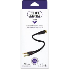 Subzero AD33 Kulaklık Mikrofon Ayırıcı Aparat - Aux Aparat