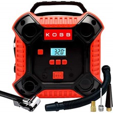 Kobb KB250 12VOLT 160 Psi Dijital Basınç Göstergeli Lastik & Yatak Şişirme Pompası, Kırmızı/