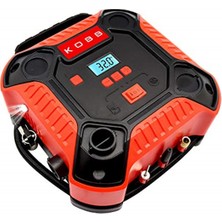 Kobb KB250 12VOLT 160 Psi Dijital Basınç Göstergeli Lastik & Yatak Şişirme Pompası, Kırmızı/