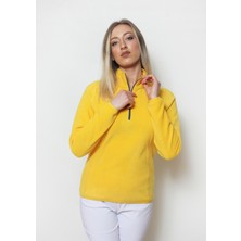 Cottoncool Kadın Polar Yarım Fermuar Sweatshirt