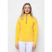 Cottoncool Kadın Polar Yarım Fermuar Sweatshirt