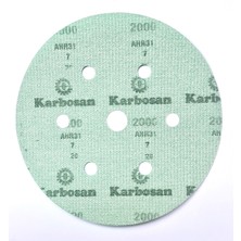 Karbosan AHR31 Yeşil 150 mm 7 Delikli Cırt Zımpara 50'li Paket