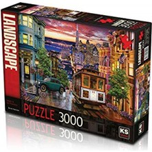 Ks Sunset In San Francisco 3000 Parça Puzzle  Puzzle