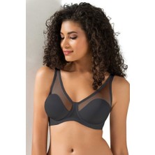 Le Jardin Kadın Tül Deatylı Toparlayıcı Küçük Gösteren Tüllü Soft Cup Sütyen 9200