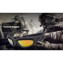 Top Sport Polarize UV400 Taktik Gözlük C5 Çekim Gözlük 4 Lens (Yurt Dışından)