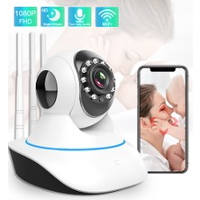 Sanlindou 1080 P Bebek Monitörü Wifi Gece Görüş Ağlama Alarm Video Bebek Kamera Iki Yönlü Ses Bebek Telefon Uyku Dadı Oto Izleme Kamera | Bebek Monitörler (Yurt Dışından)