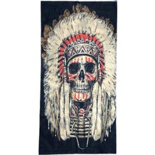 Dünyadan Hediyeler Kuru Kafa Temalı Boyunluk Bandana NO:117