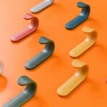 Ye Duo 4 Adet Renkli Rastgele Havlu Kancası Plastik Kapı Askı Kendinden Yapışkanlı Duvar Askısı Şapka Rafları Anahtarlık Duvar Organizatör Ev Dekor Anahtarlık (Yurt Dışından)