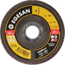 Egesan Quality 115 Flap Disk Nk 40 Kum