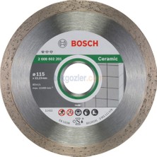 Bosch Standard For Ceramic Seramik Kesme Taşı 115 mm