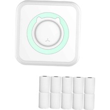 Lovıver Taşınabilir Akıllı Fotoğraf Yazıcı / Mini Cep Kablosuz Diş Android Için / Ios Mavisi  (Yurt Dışından)