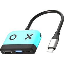 Lovıver C Tipi HDMI Adaptörü USB Adaptörü Ns Anahtarı Lite Mavi Için Şarj Adaptörü Şarj  (Yurt Dışından)