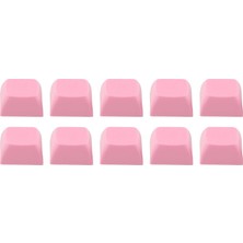 Lovıver 10 Parça 1u Keycaps Kalın Pbt Dıy Parçaları Için Kiraz Mx Mekanik Klavye Pembe  (Yurt Dışından)