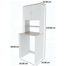 Bicabin Makina Üstü Dolap, Banyo Dolabı, Çamaşır Dolabı, Havlu Dolabı, Kapaklı Dolap
