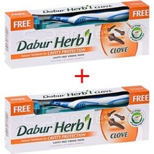 Dabur Herbl Karanfil Diş Macunu 150 gr + Diş Fırçası Hediyeli x 2 Adet
