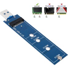 Guangdong Spirit M.2 - USB Adaptörü, B Tuşu M.2 SSD Adaptörü USB 3.0 (Kablo Gerekmez), USB - 2280 M2 SSD Sürücü Adaptörü, Ngff Dönüştürücü SSD Okuyucu Kartı