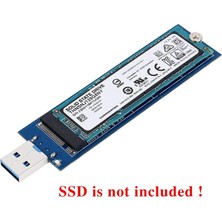 Guangdong Spirit M.2 - USB Adaptörü, B Tuşu M.2 SSD Adaptörü USB 3.0 (Kablo Gerekmez), USB - 2280 M2 SSD Sürücü Adaptörü, Ngff Dönüştürücü SSD Okuyucu Kartı